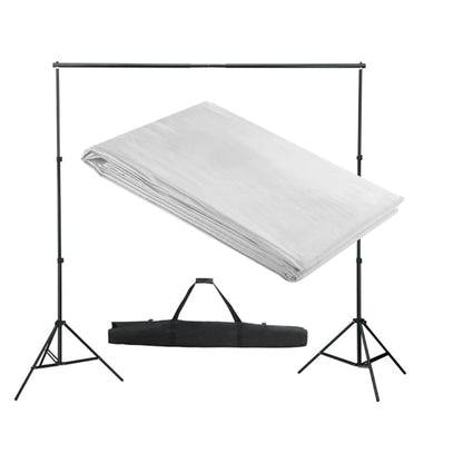 Backdrop Support System 300 x 300 cm White
