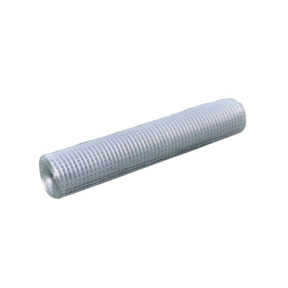 Mesh Fence Galvanised Steel Square 1x25 m Silver