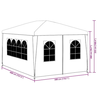 Party Tent 3x4 m Blue