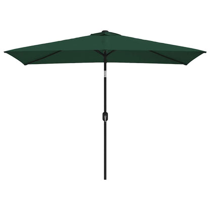 Garden Parasol 200 x 300 cm Green Rectangular