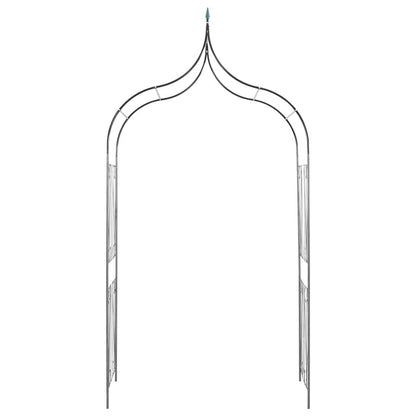 Garden Arch Spike Design Climbing Plants Dark Green