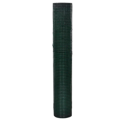 Chicken Wire Fence Galvanised Steel 1x25 m Green