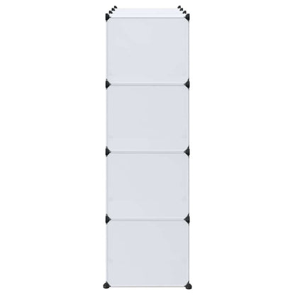 Modular Cabinet with 9 Compartments 109x36.5x143 cm White