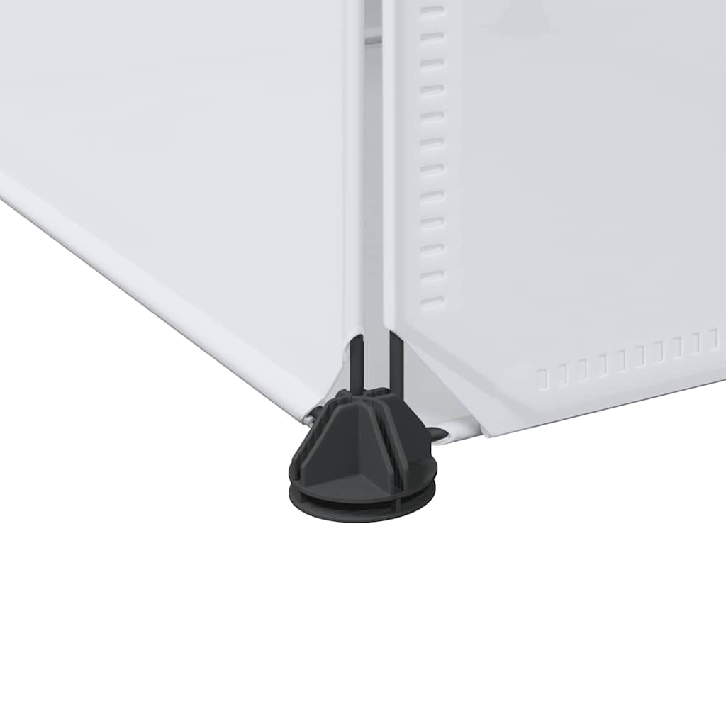 Modular Cabinet with 9 Compartments 109x36.5x143 cm White