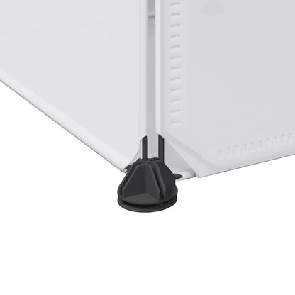 Modular Cabinet with 9 Compartments 109x36.5x143 cm White