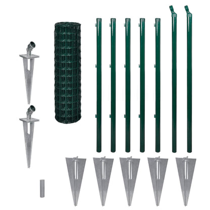 Euro Fence Steel 10x1.0 m Green