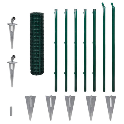 Euro Fence Steel 10x1.2 m Green