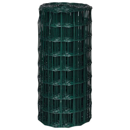 Euro Fence Steel 25x0.8 m Green