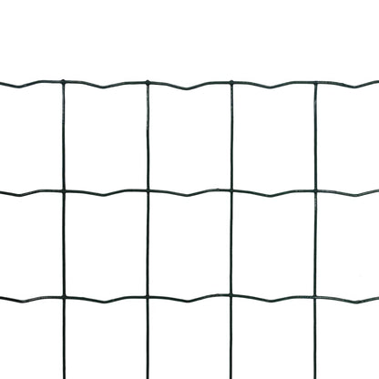 Euro Fence Steel 25x0.8 m Green