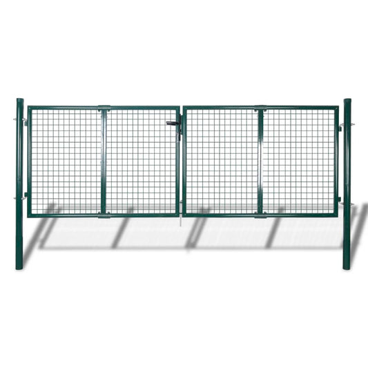 Garden Mesh Gate Fence Door Wall Grille 306x75 cm