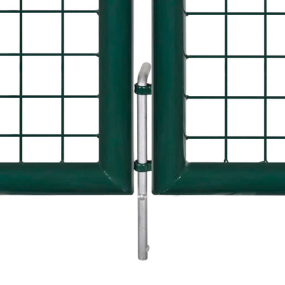 Garden Mesh Gate Fence Door Wall Grille 306x75 cm