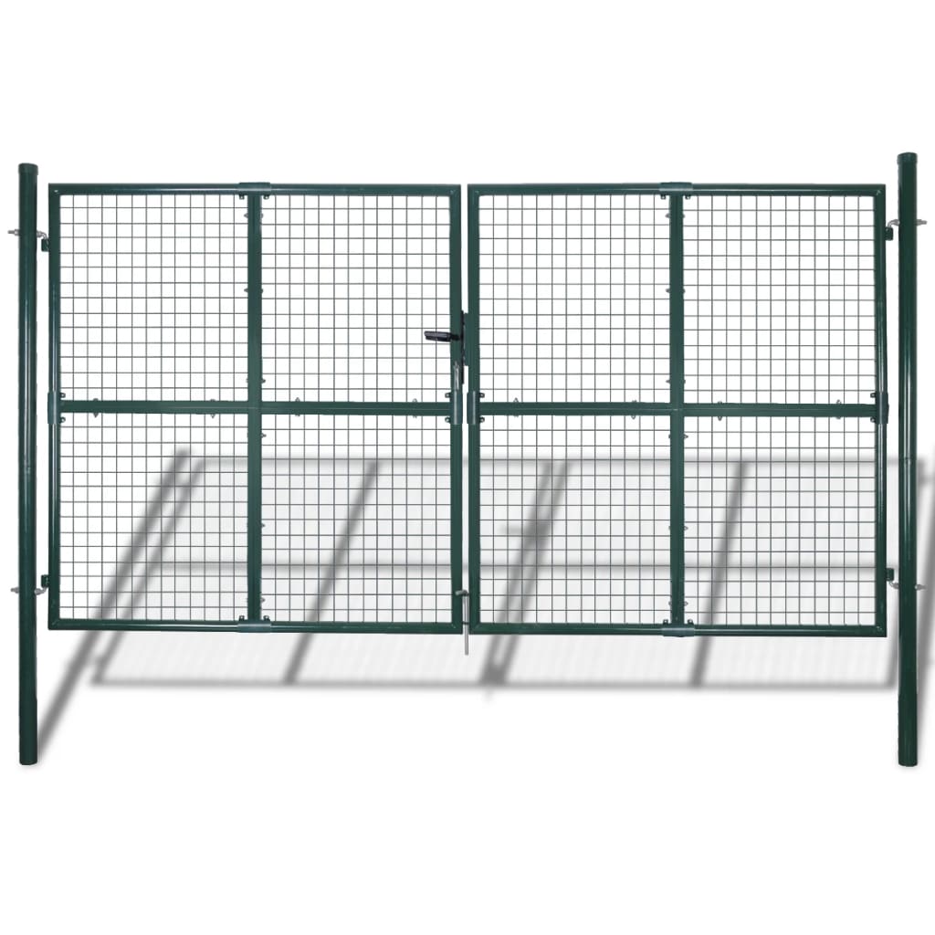 Garden Mesh Gate Fence Door Wall Grille 306x175 cm