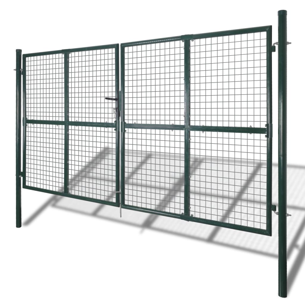 Garden Mesh Gate Fence Door Wall Grille 306x175 cm