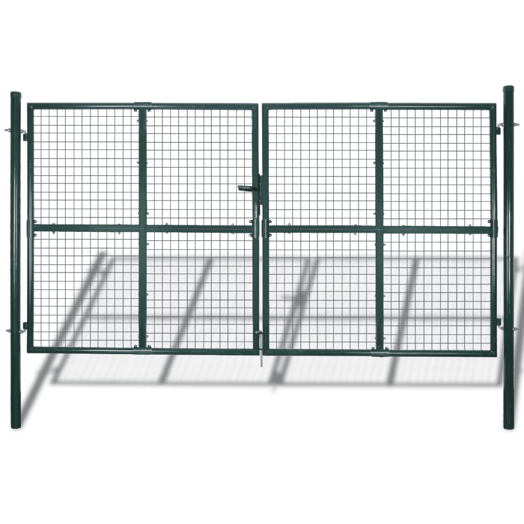 Garden Mesh Gate Fence Door Wall Grille 306x200 cm