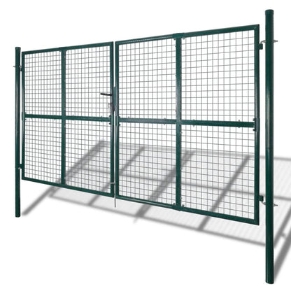 Garden Mesh Gate Fence Door Wall Grille 306x200 cm