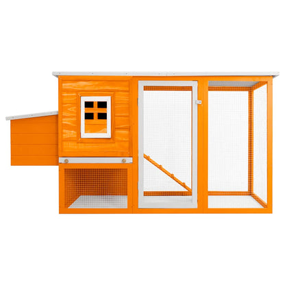 Outdoor Chicken Cage Hen House with 1 Egg Cage Wood