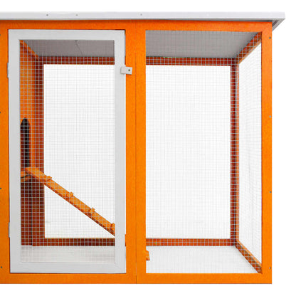 Outdoor Chicken Cage Hen House with 1 Egg Cage Wood