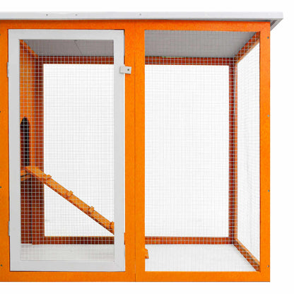 Outdoor Chicken Cage Hen House with 1 Egg Cage Wood