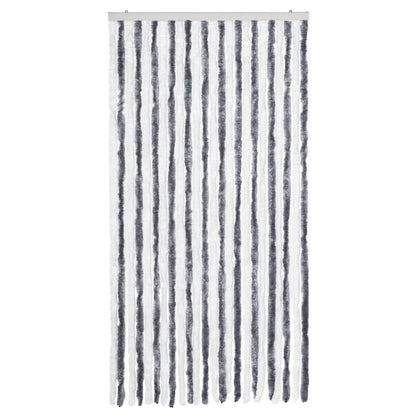 Insect Curtain Grey and White 100x220 cm Chenille