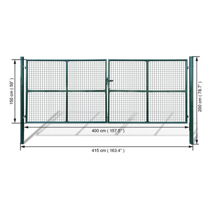 Mesh Garden Gate 415x150 cm