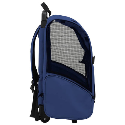 Foldable Multipurpose Pet Trolley Blue
