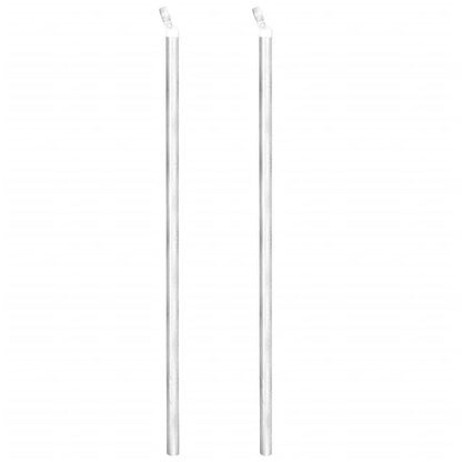 Chain Link Fence with Posts Spike Galvanised Steel 25x1.5 m