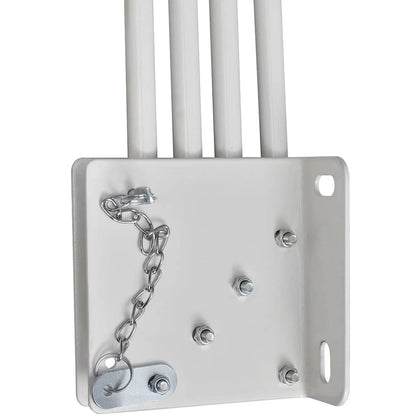 Collapsible Balcony Side Awning Grey 140x140 cm