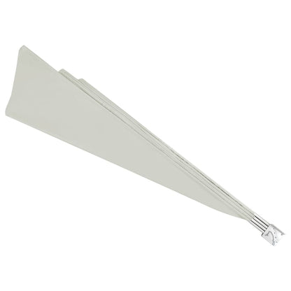 Collapsible Balcony Side Awning Cream 160x240 cm