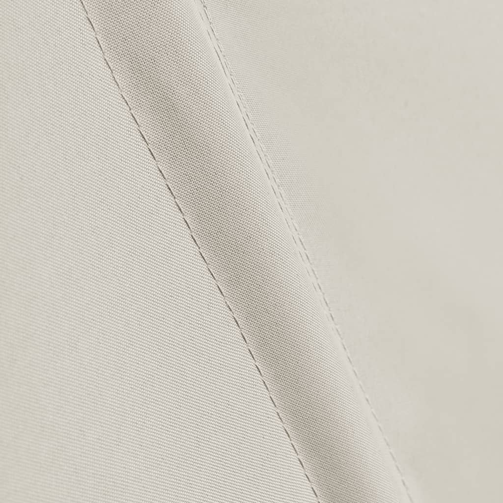 Collapsible Balcony Side Awning Cream 140x140 cm