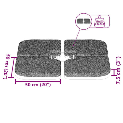 Portable Parasol Base Sand / Water Filled 60 L