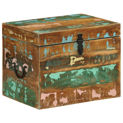 Reclaimed Storage Box Solid Wood