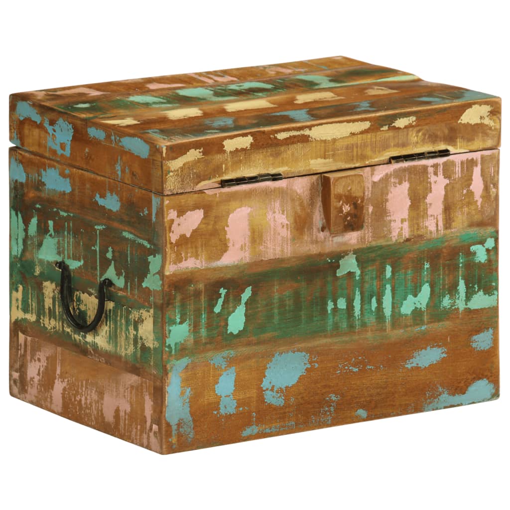 Reclaimed Storage Box Solid Wood