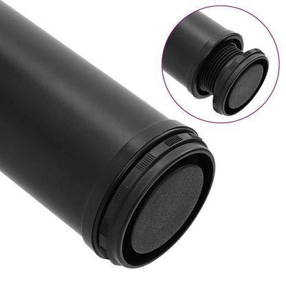 4 Height Adjustable Table Legs Black 710 mm
