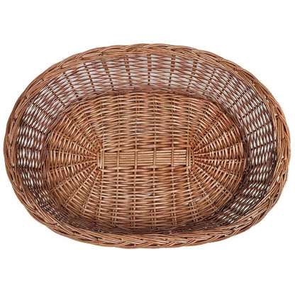 Willow Dog Basket/Pet Bed Natural 90 cm