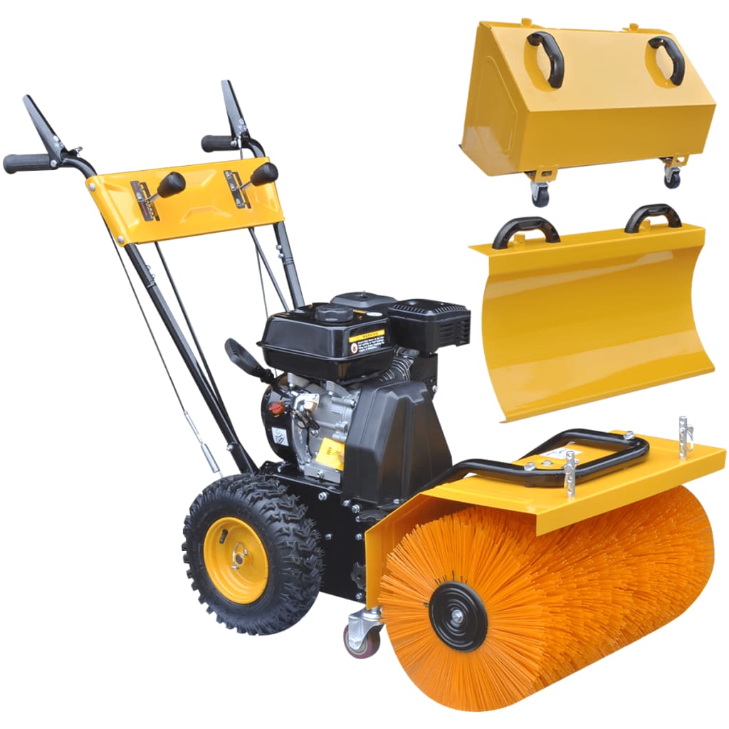 Multifunctional Petrol-powered Snow Plough/Sweeper Set 6.5HP