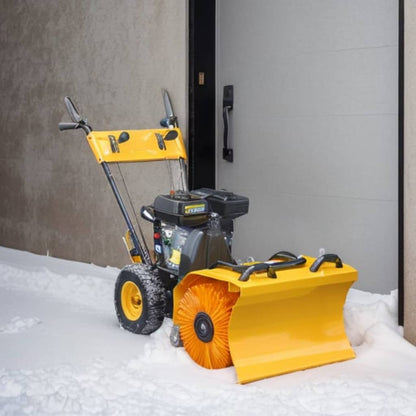 Multifunctional Petrol-powered Snow Plough/Sweeper Set 6.5HP