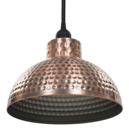 Ceiling Lamps 2 pcs Semi-spherical Copper Colour