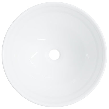 Wash Basin White 28x28x10 cm Ceramic