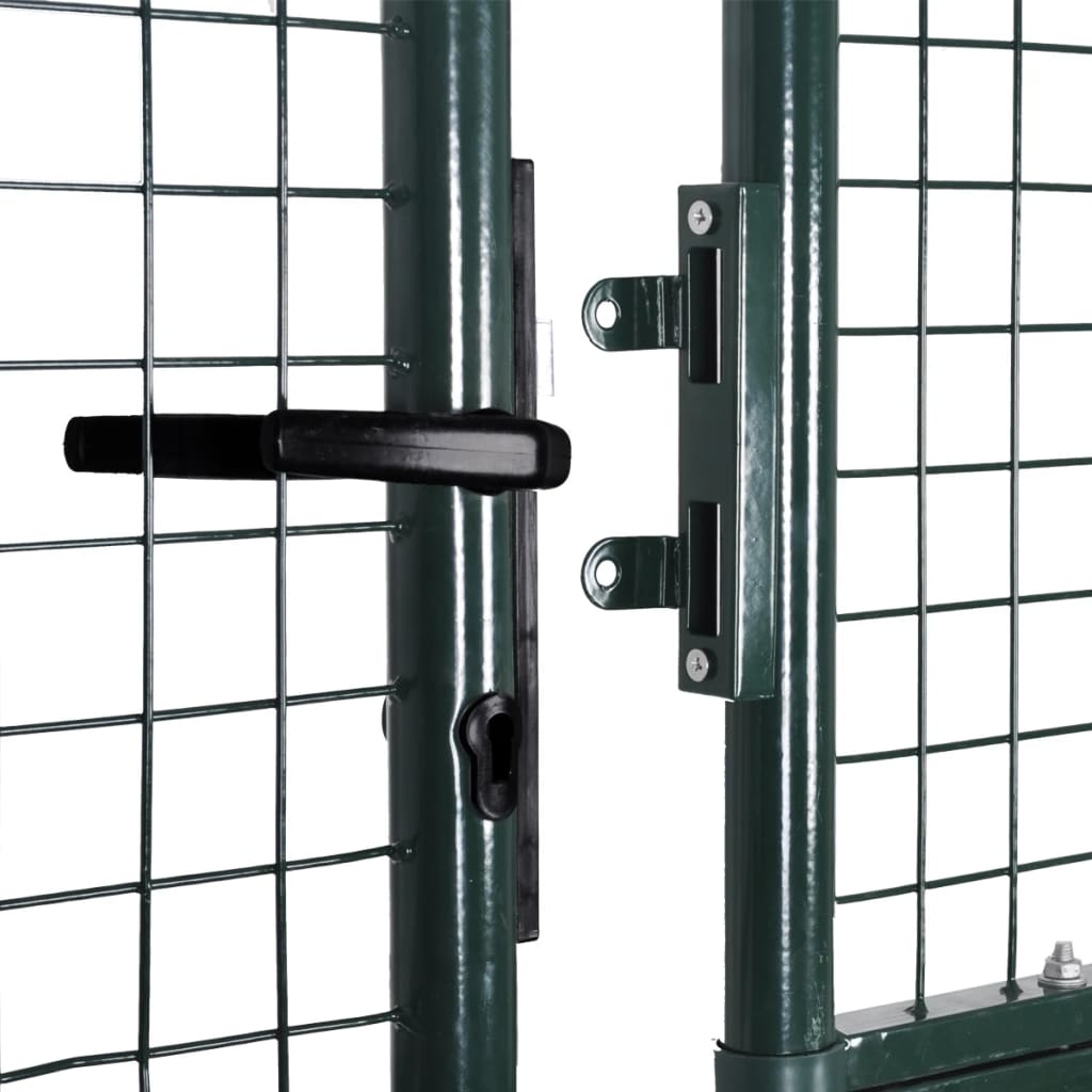 Double Door Fence Gate 300x150 cm Powder-Coated Steel