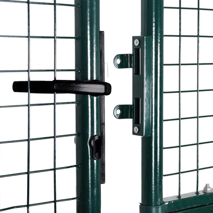 Double Door Fence Gate 300x150 cm Powder-Coated Steel