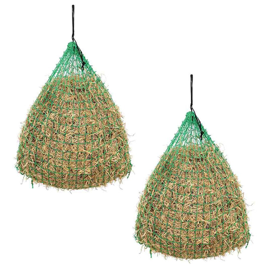 Hay Nets 2 pcs Round 0.75x0.5 m PP