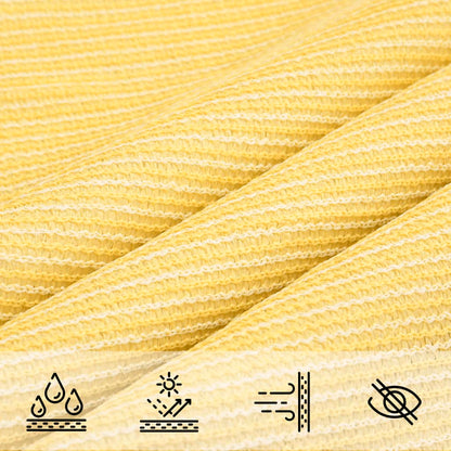 Sunshade Sail HDPE Square 3.6x3.6 m Beige