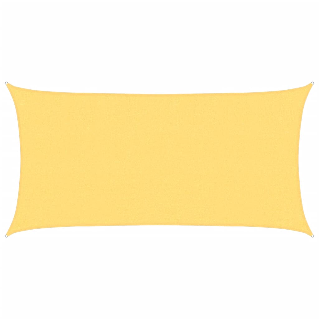 Sunshade Sail HDPE Rectangular 2x4 m Beige