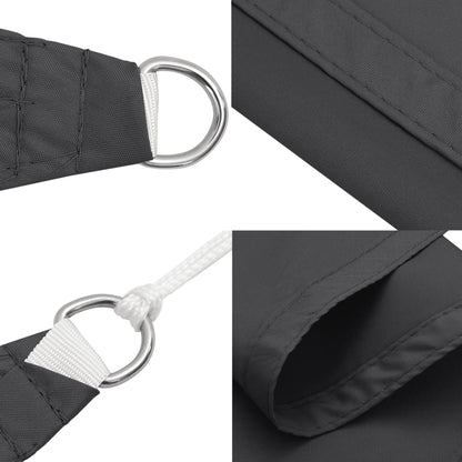 Sunshade Sail Oxford Fabric Square 3.6x3.6 m Anthracite