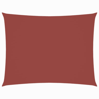 Sunshade Sail Oxford Fabric Rectangular 2x4 m Terracotta