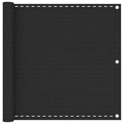 Balcony Screen HDPE 90x400 cm Anthracite