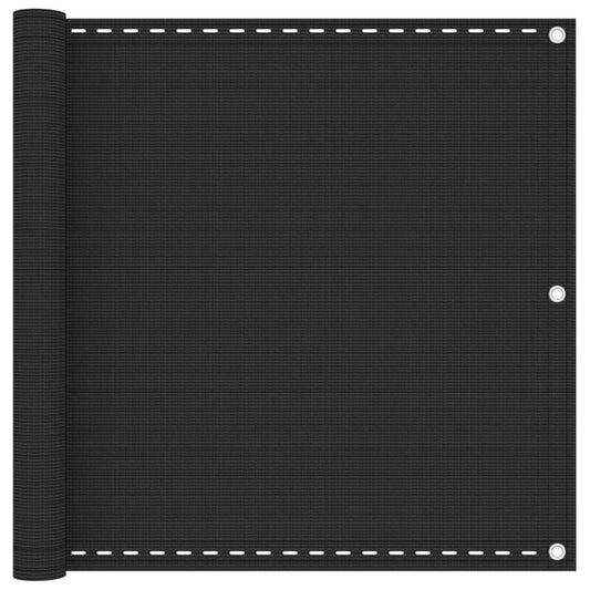 Balcony Screen HDPE 90x600 cm Anthracite