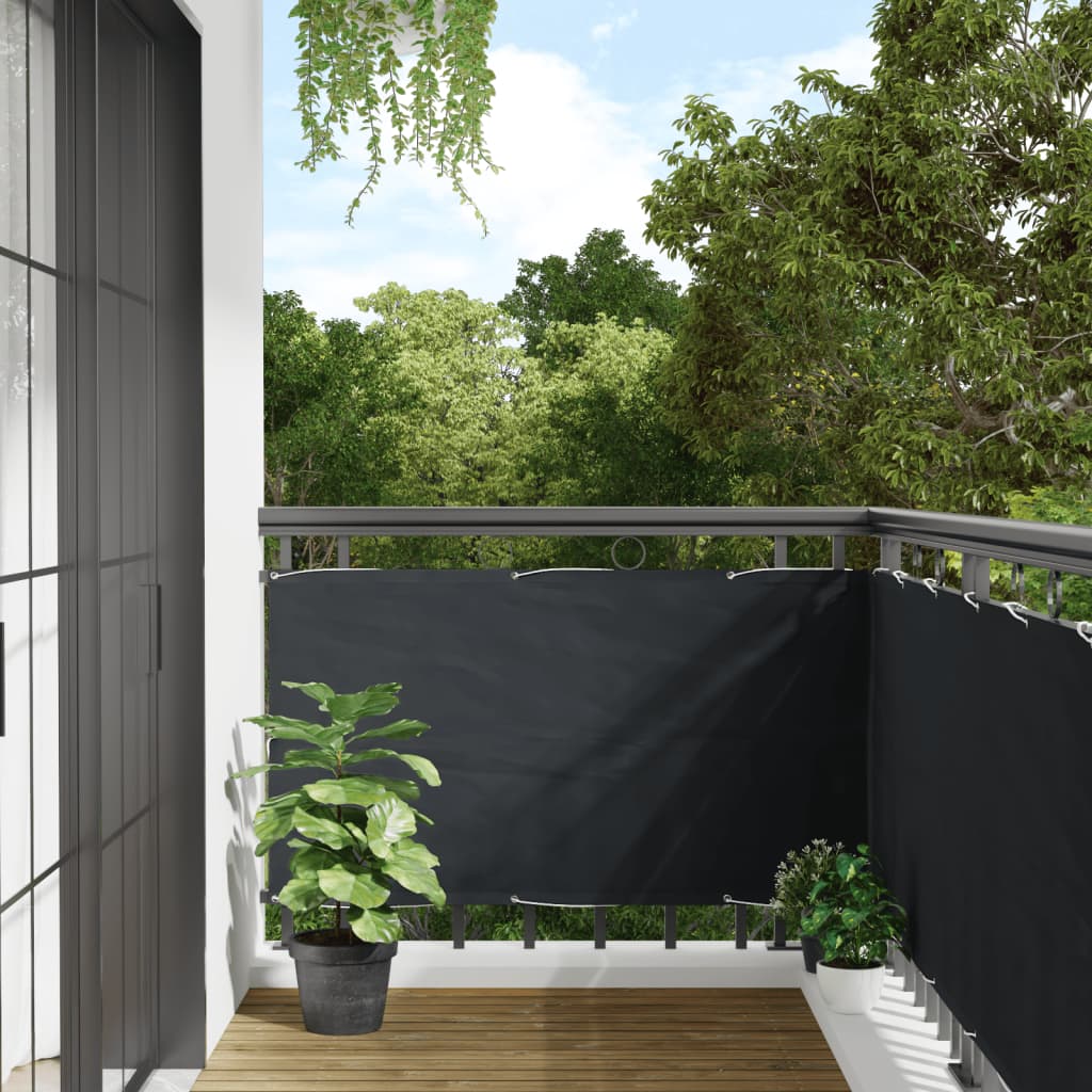 Balcony Screen Oxford Fabric 75x600 cm Anthracite