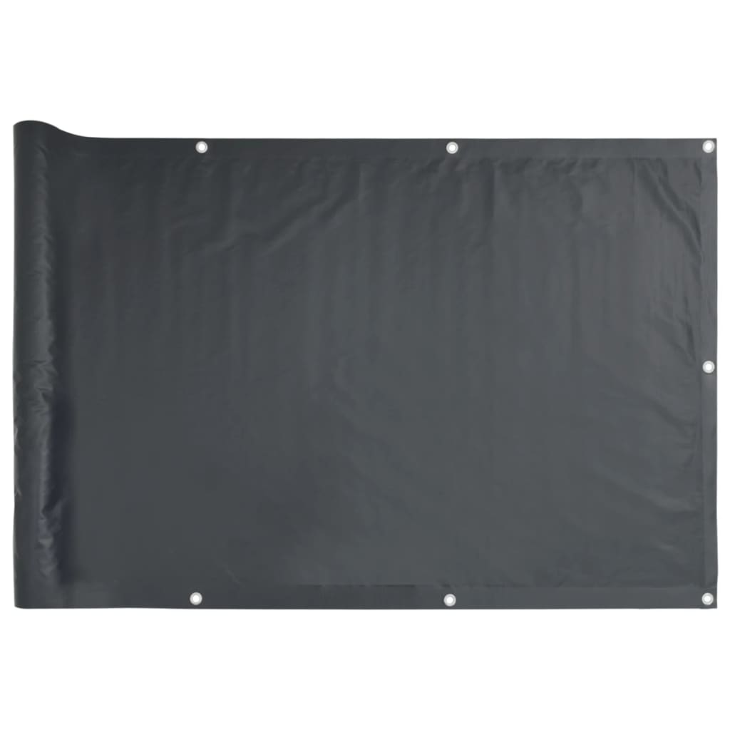 Balcony Screen Oxford Fabric 90x400 cm Anthracite