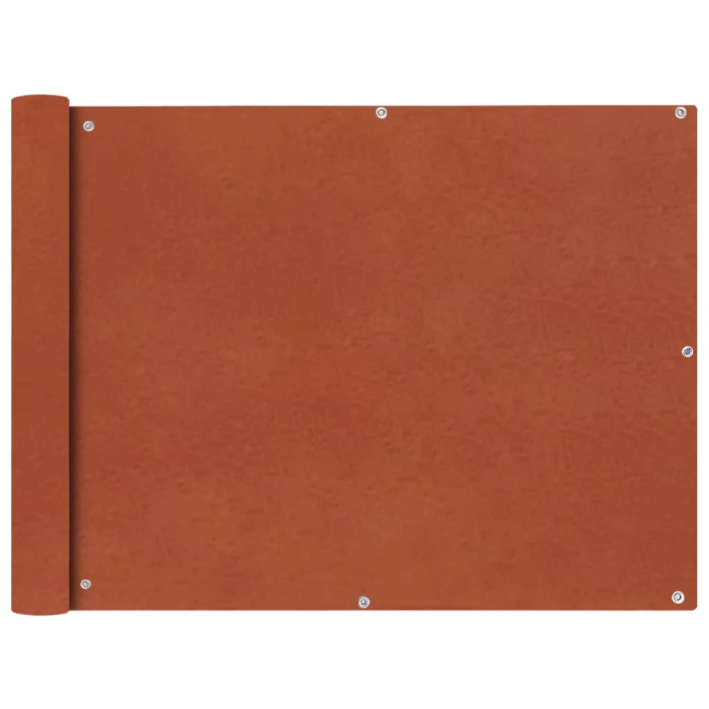 Balcony Screen Oxford Fabric 90x600 cm Terracotta